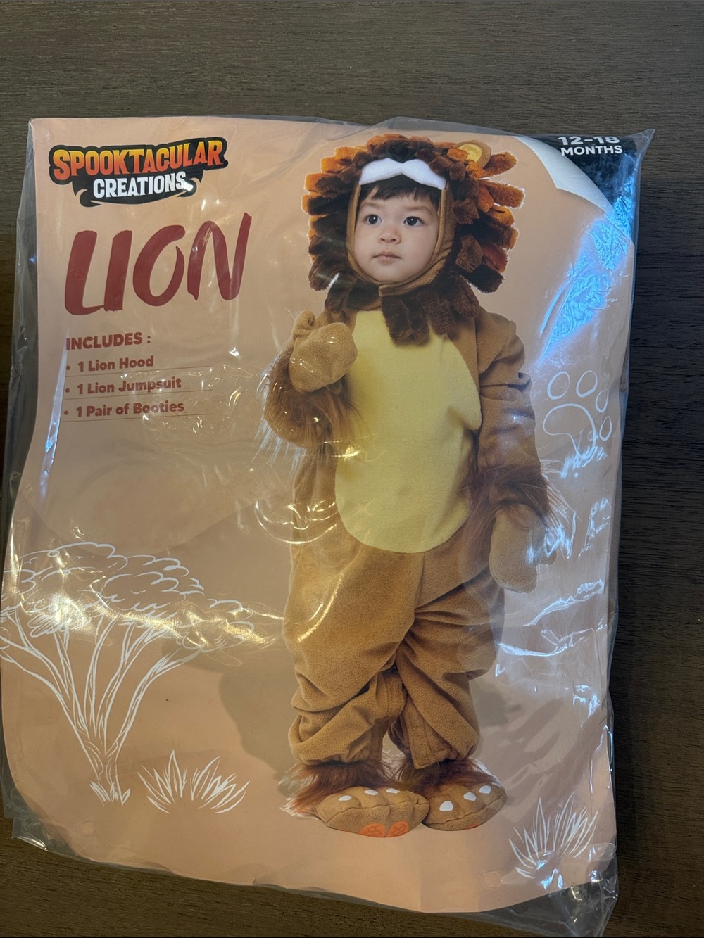 Spooktacular Creations Baby Lion Costume - Brown